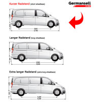 Trittbretter passend f&uuml;r Mercedes Vito Viano Kompakt AMG 2004-2014 Truva mit T&Uuml;V